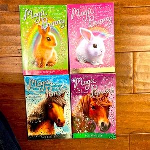 Magic Bunny (two books) and Magic Ponies(two books